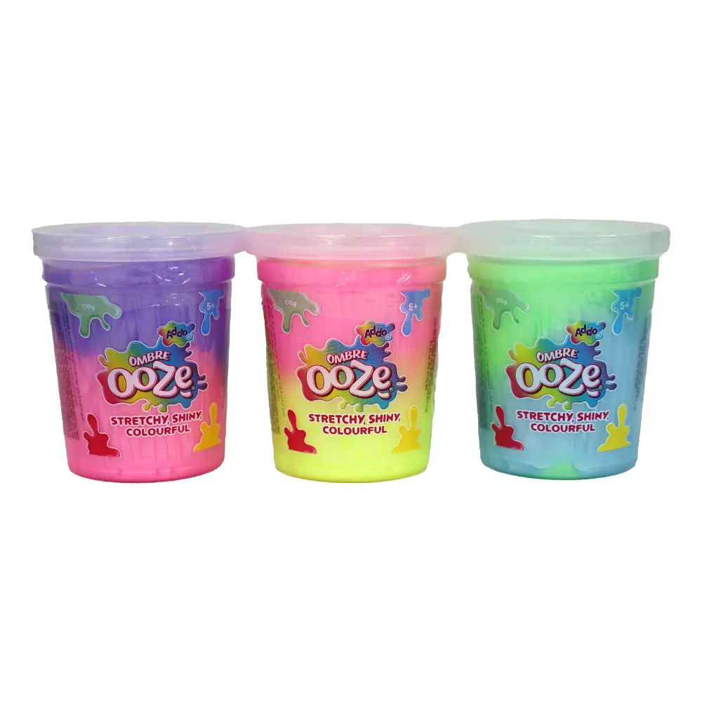 ADDO Ooze Ombre Stretchy, Shiny, Colourful Slime 170g 5oz - Sold per piece