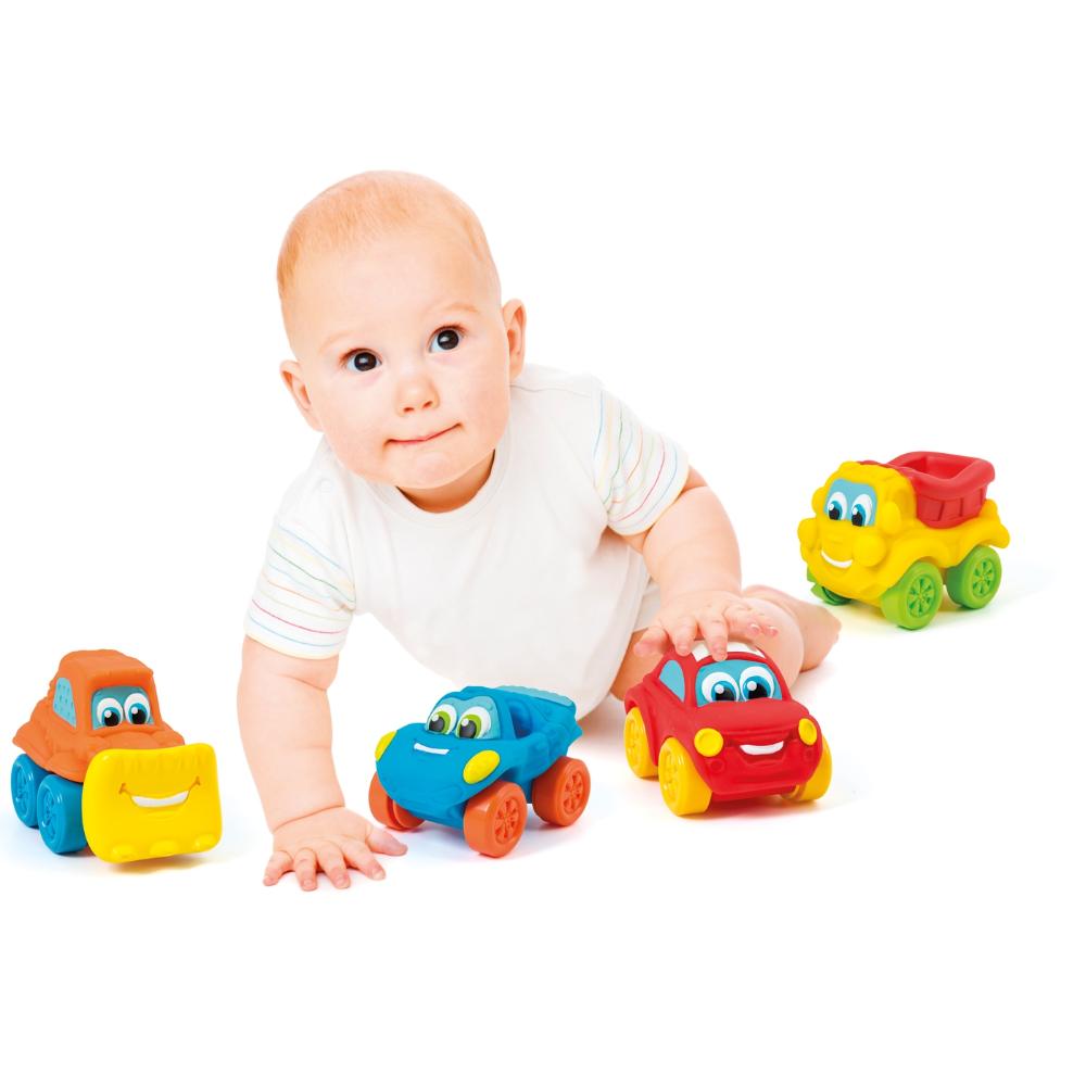 Clementoni Baby سيارة Soft & Go متنوع - تباع بالقطعة (Random selection)