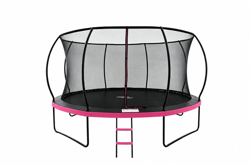 Mountpeak Pumpkin Trampoline with Safety Net - Pink, 14ft