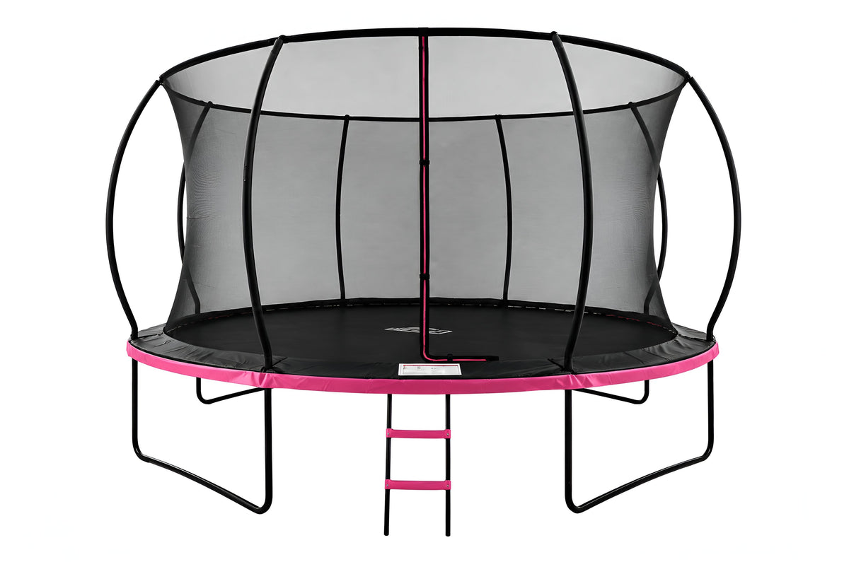 Mountpeak Pumpkin Trampoline with Safety Net - Pink, 14ft
