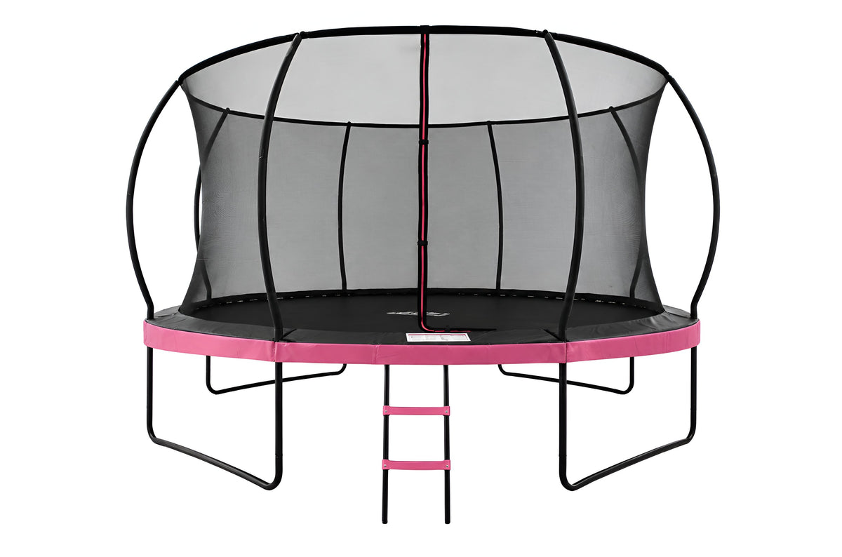 Mountpeak Pumpkin Trampoline with Safety Net - Pink, 14ft