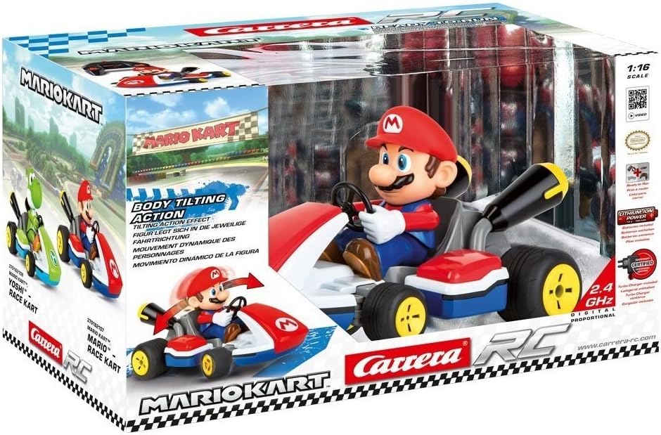 Carrera Rc Mario Race Kart W/Sound B/O