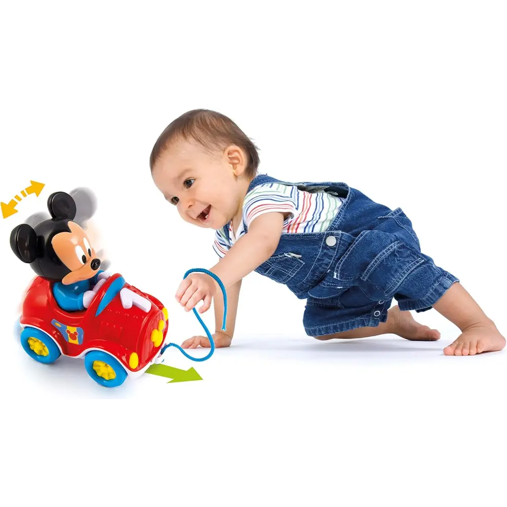 Disney Baby Mickey Pull Along سيارة