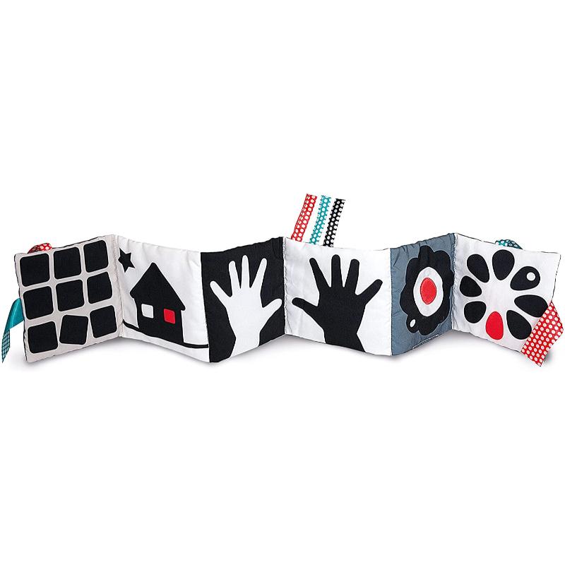 Clementoni Baby Black & White Soft Activity Book for Newborns 0+ Months