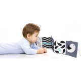 Clementoni Baby Black & White Soft Activity Book for Newborns 0+ Months