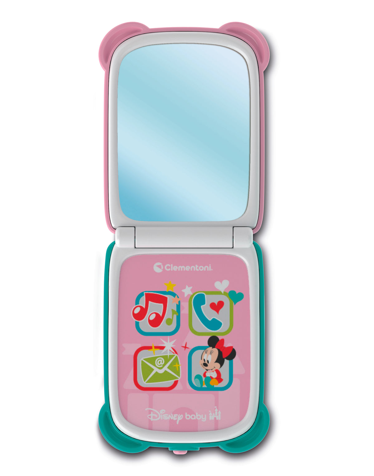 Disney Baby Minnie Mouse Flip Phone  Battery-Operated Interactive Pretend Play Toy for Toddlers