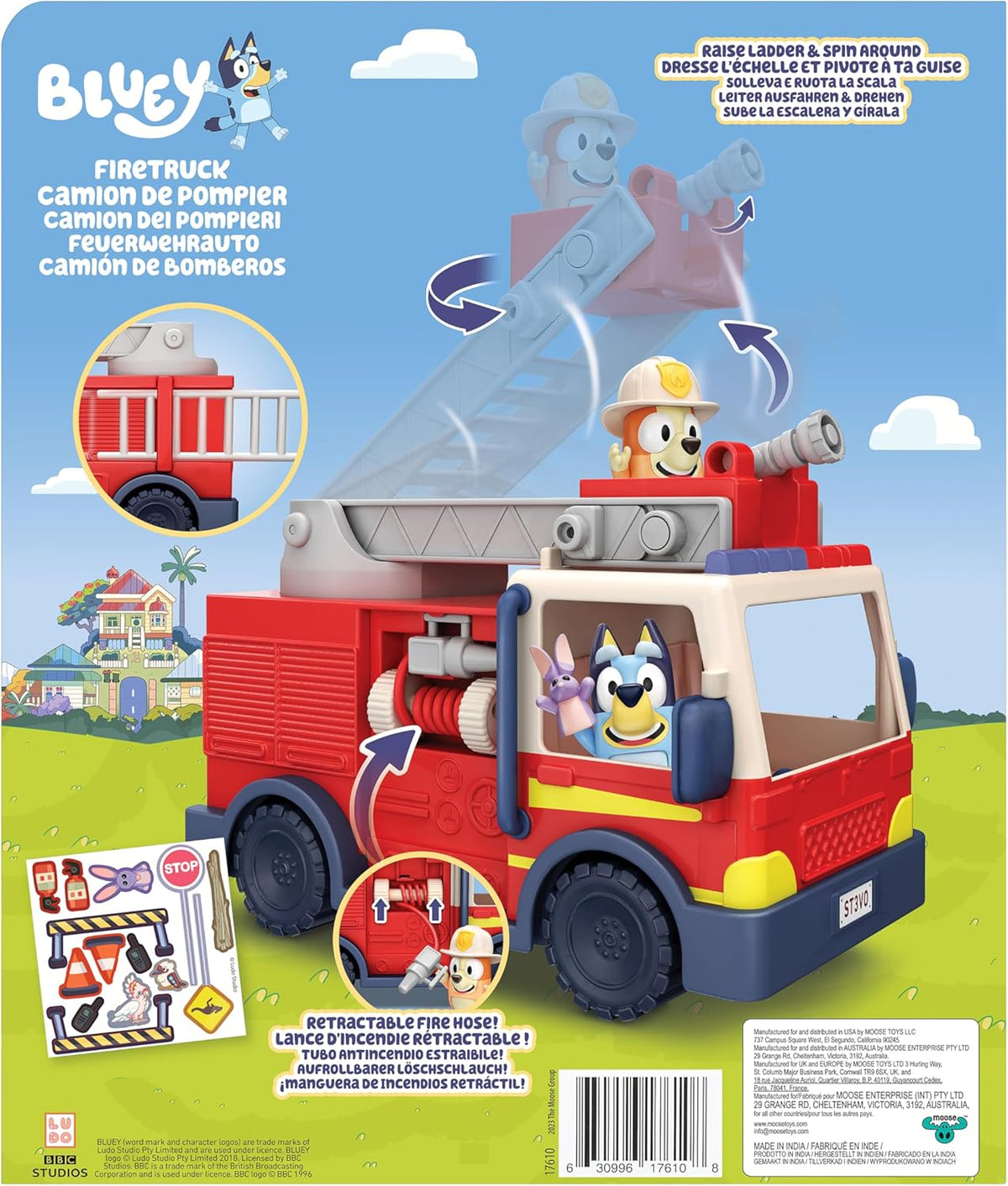 مجموعات لعب المركبات - Bluey S١٠ Firetruck