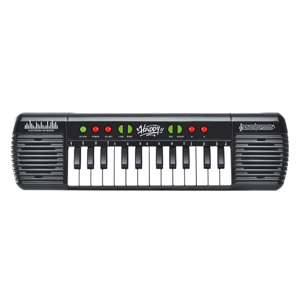 Power Joy Music Keyboard ٢٤Keys مع Mic يعمل بالبطارية