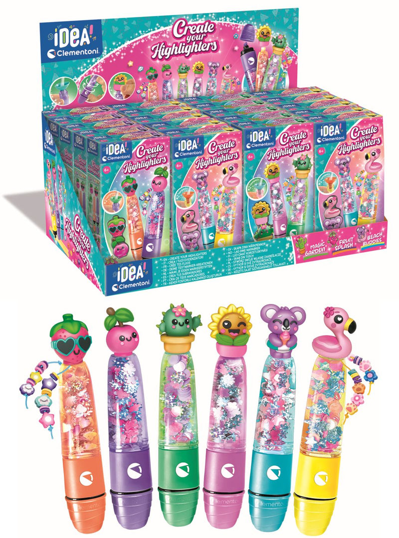 Clementoni Idea Creative Highlighter Pen for Kids Assorted - Sold per piece