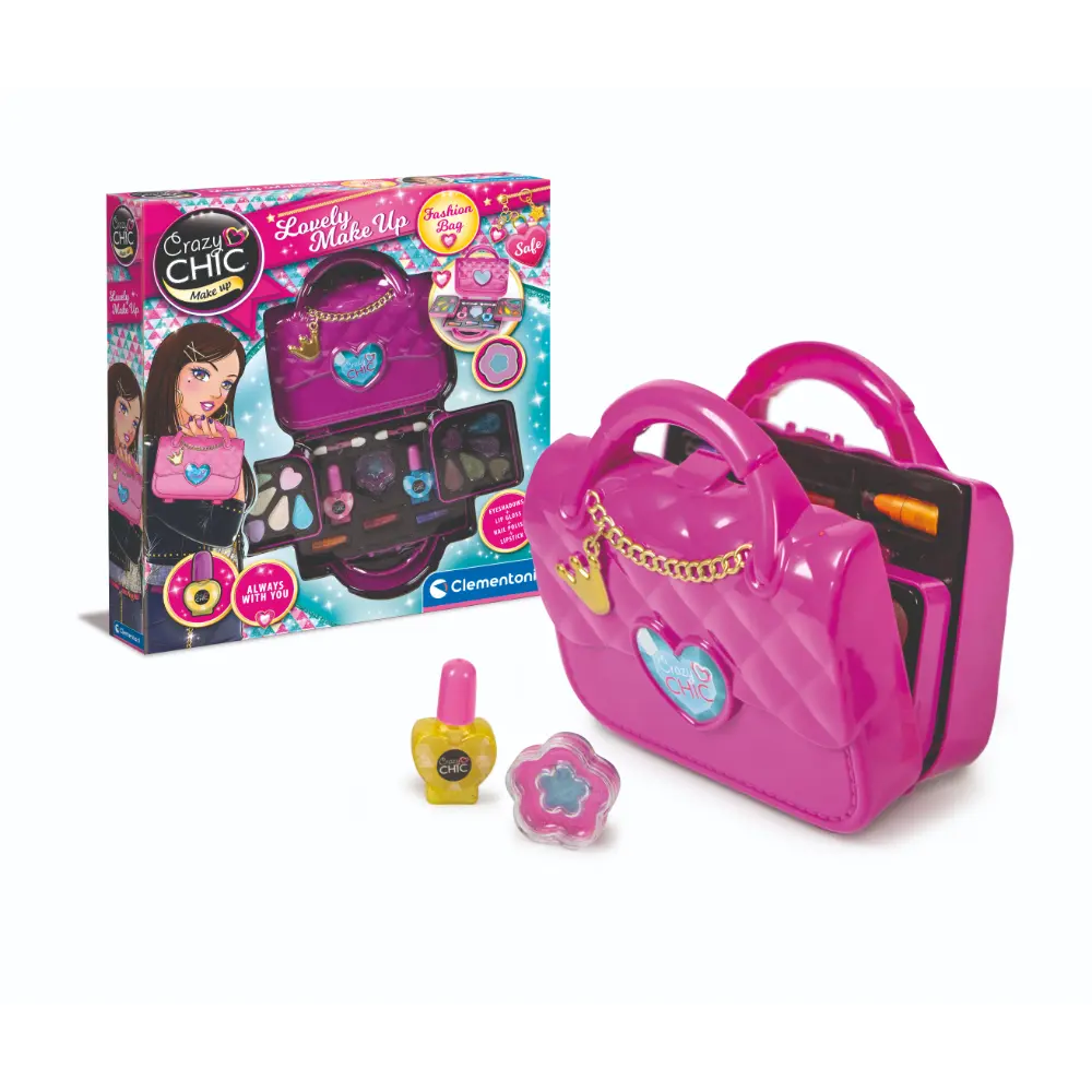 CLEMENTONI CRAZY CHIC BAG MAKE UP SET