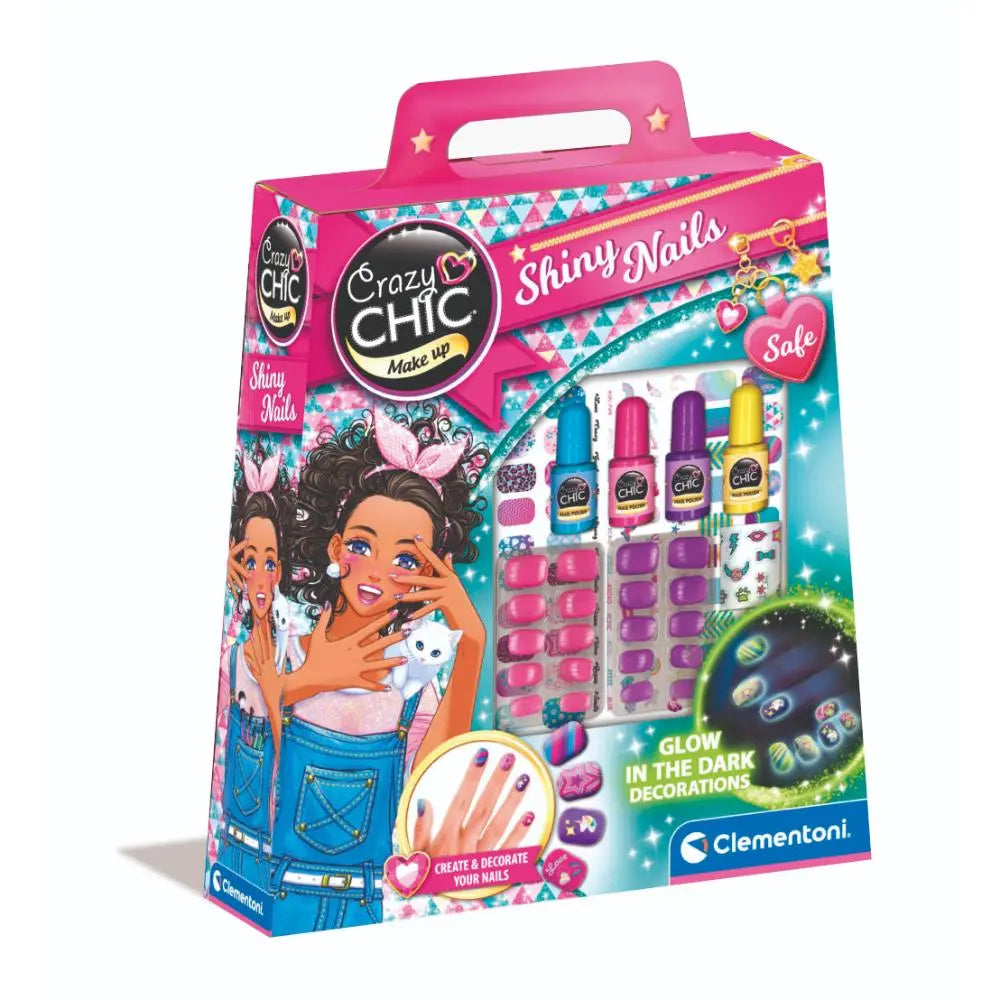 أظافر لامعة من Clementoni Crazychic