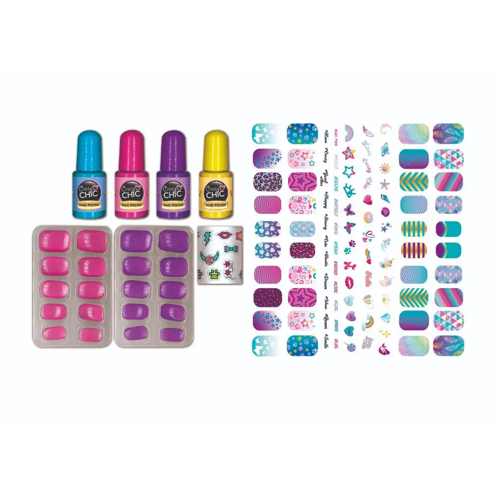 أظافر لامعة من Clementoni Crazychic