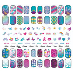 أظافر لامعة من Clementoni Crazychic