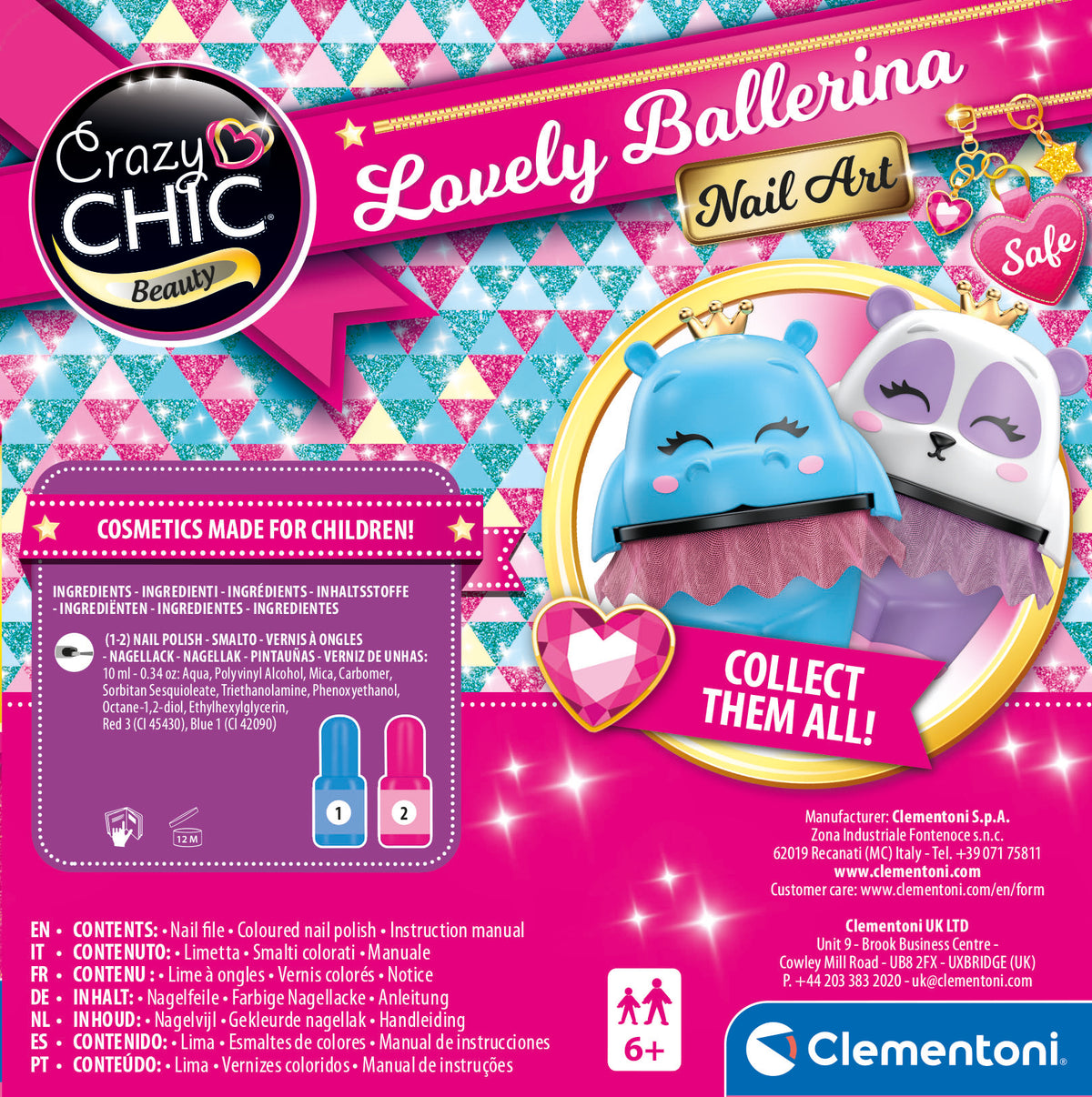 Clementoni Crazychic Lovely Barina Nail Art