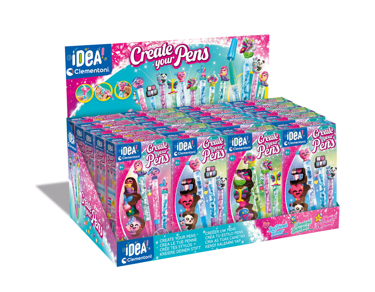 Clementoni Idea Create Your Pens  Assorted - Sold per piece