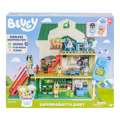 Bluey Lets Play Chef Supermarket Playset  Battery Operated