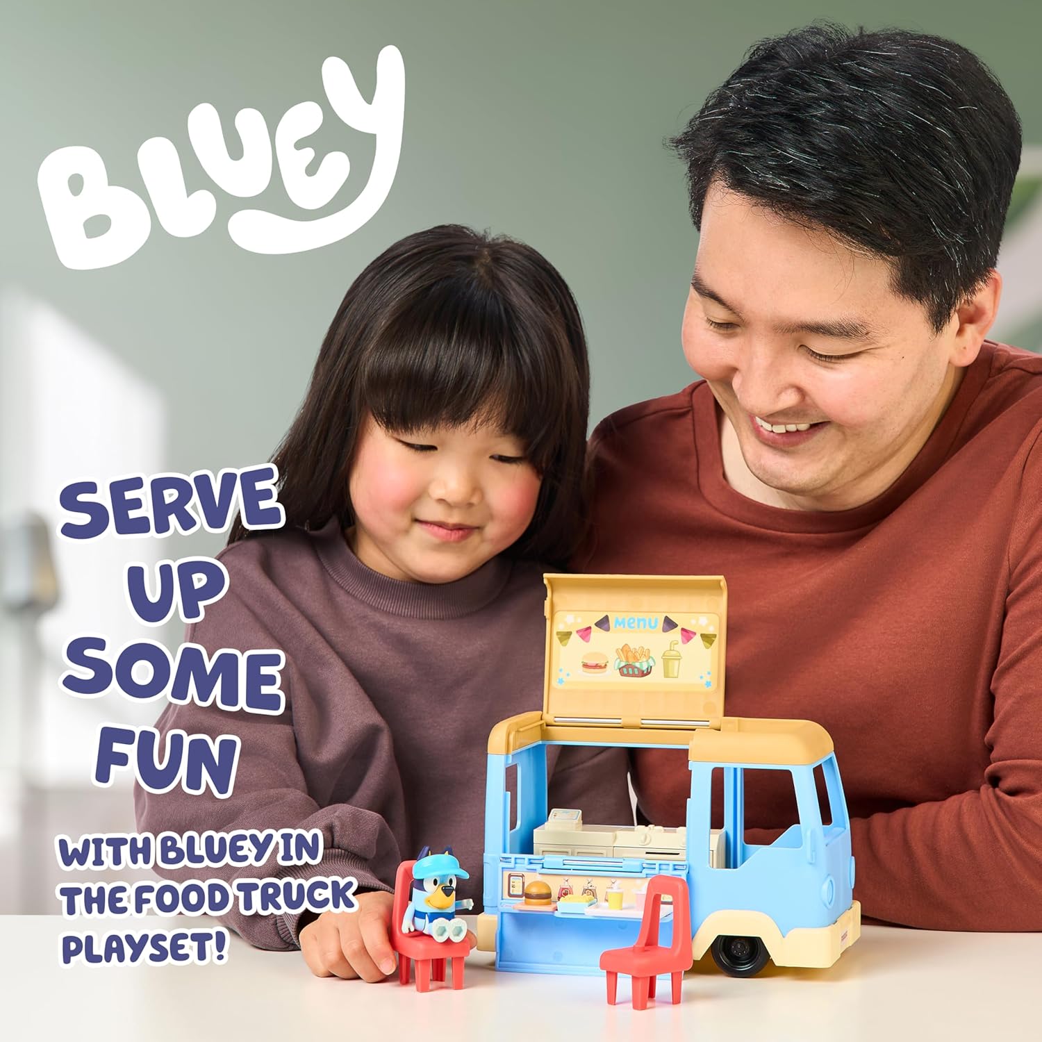 Bluey Lets Play Cheffood Truck Playset