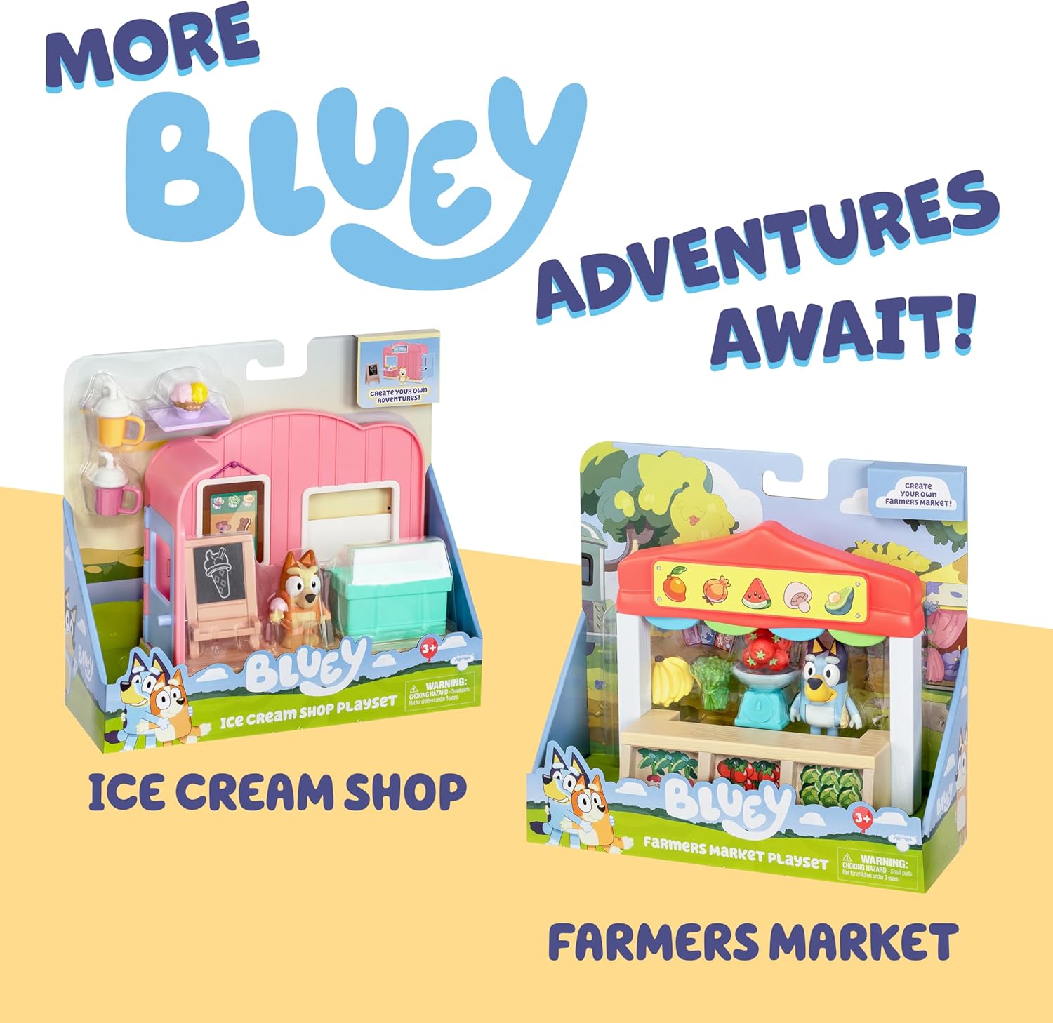 Bluey Lets Play Cheffood Truck Playset
