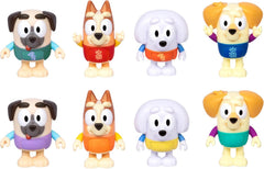 Bluey Color Change 4-Pack Bingo & Friends Figures Set
