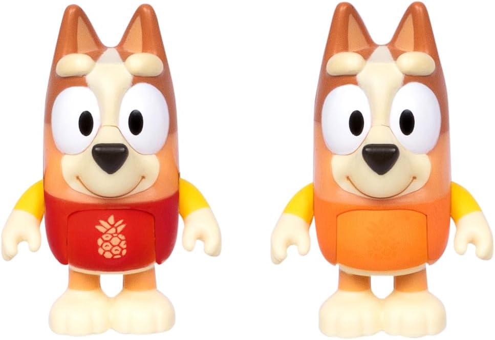 Bluey Color Change 4-Pack Bingo & Friends Figures Set