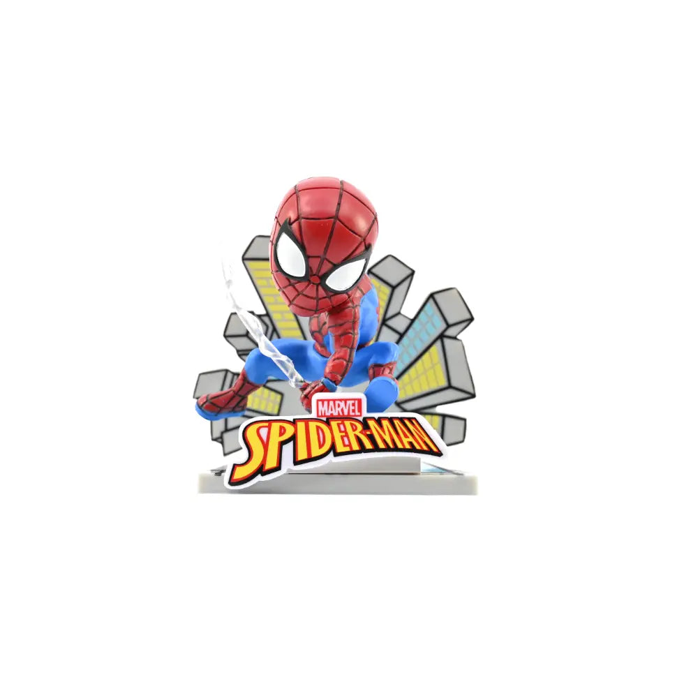 Marvel Spider-Man Attack Series Collectible Action Figure with 3D Display Base - Assorted Figures, Sold Per Piece