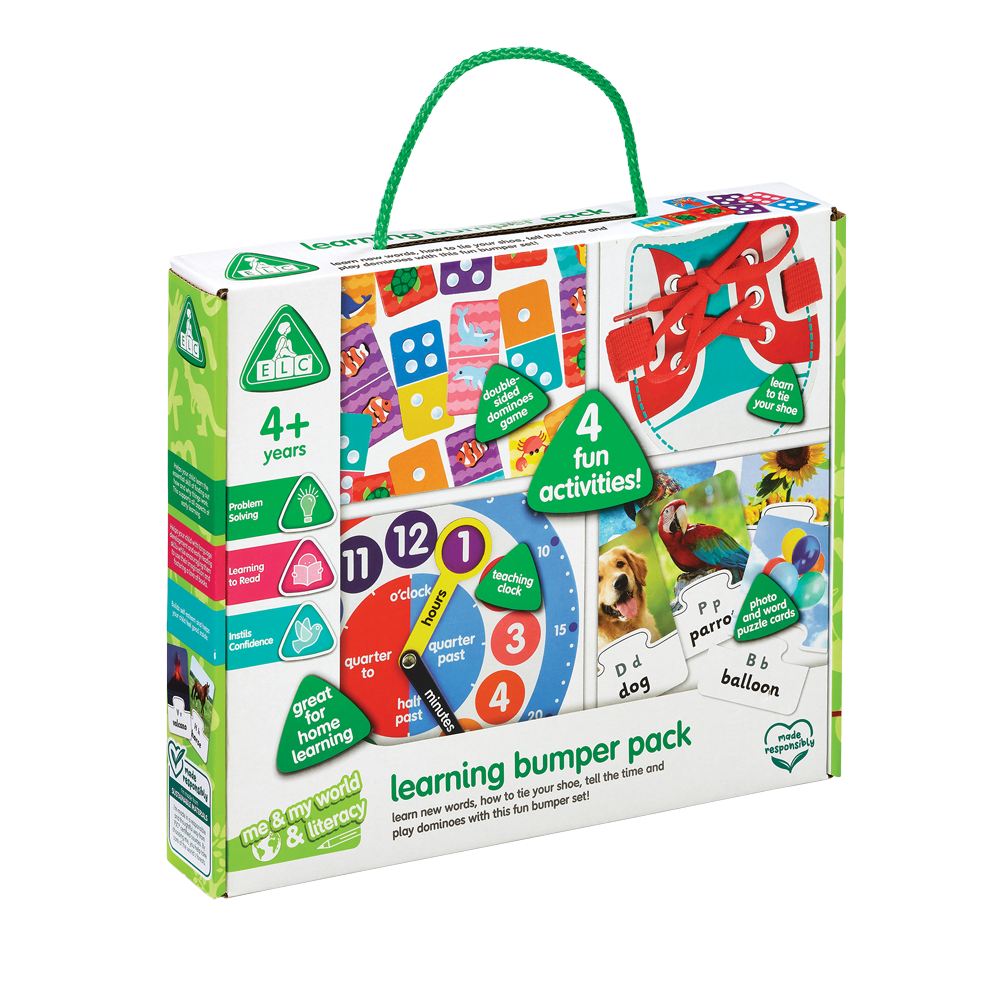 إيرلي ليرنينج سنتر مجموعة ألغاز تعليمية كبيرة Learn Bumper Pack