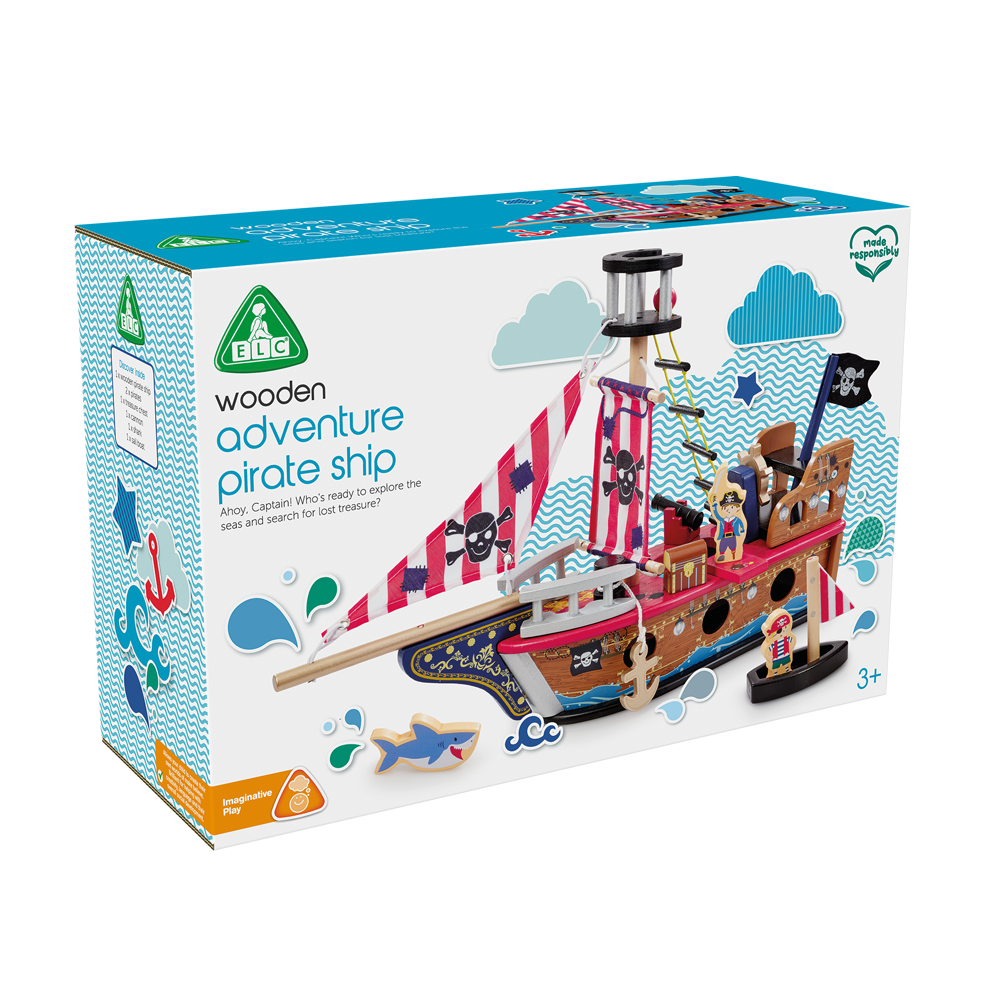 Early Learning Centre  Wooden Pirate Ship