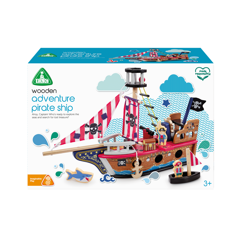 Early Learning Centre  Wooden Pirate Ship