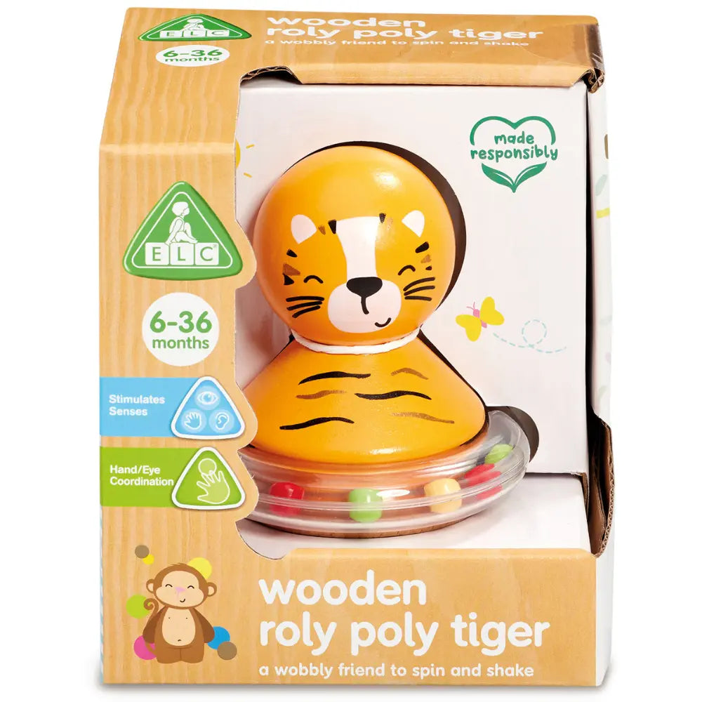 Early Learning Centre Wooden Roly Poly Lion