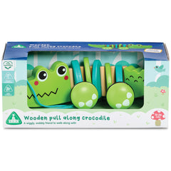 Early Learning Centre Wooden Pull-Along Crocodile Activity Toy
