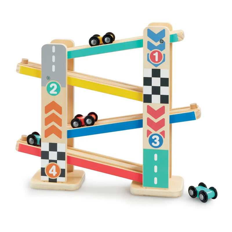 إيرلي ليرنينغ سنتر Wooden Click Clack Race Track