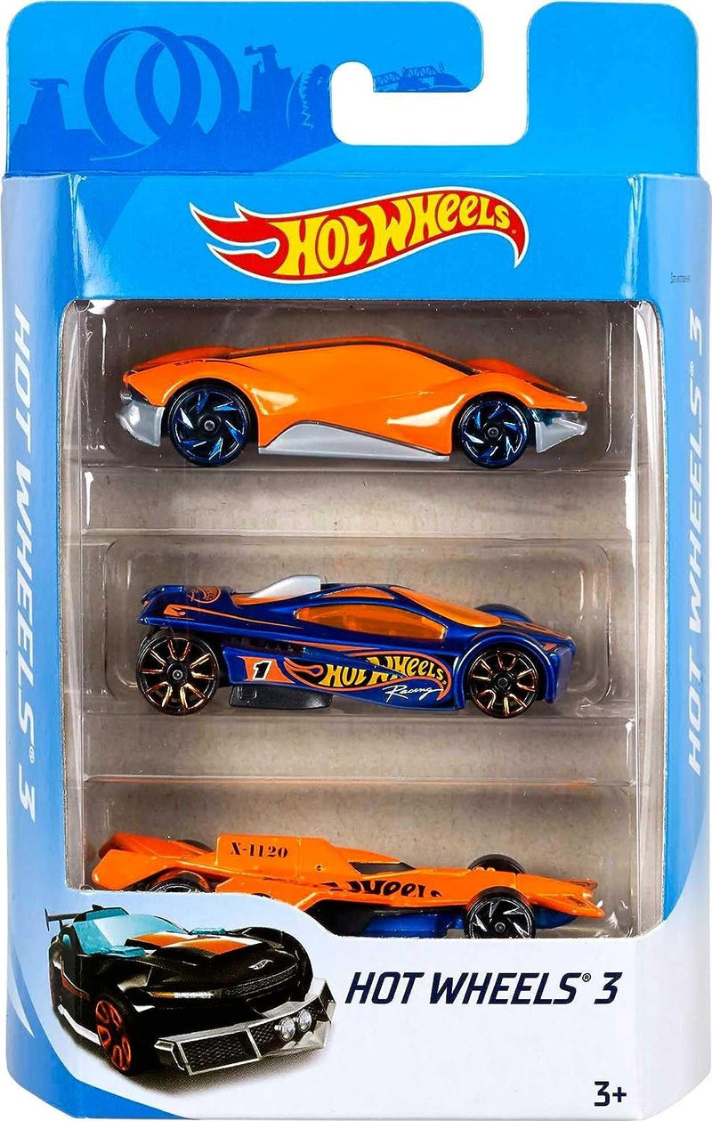 Hot Wheels Basic Cars 3 Car Pack Assorted