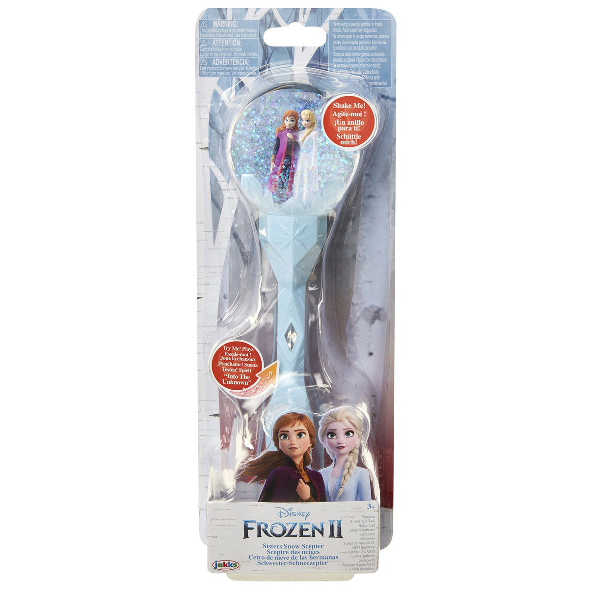 Frozen 2 Sisters Musical Snow Wand