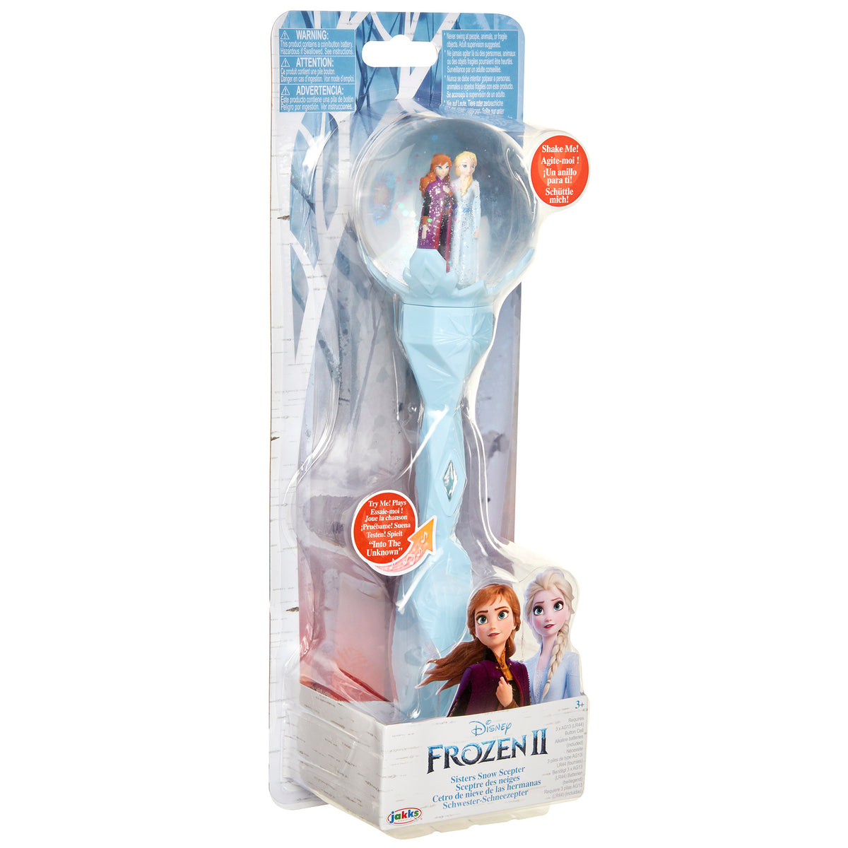 Frozen 2 Sisters Musical Snow Wand