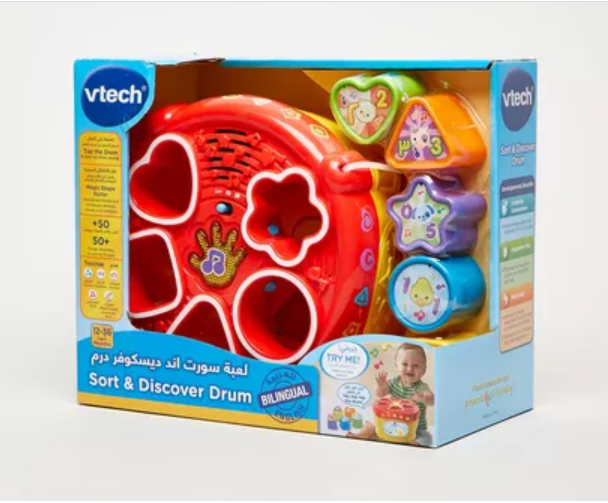 Vtech Shape Sorting Bilingual English/arabic