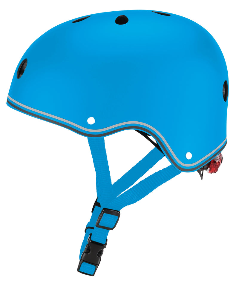 Globber Helmet Primo Lights Sky Blue