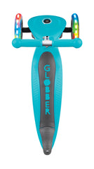 Globber Primo Foldable Lights Teal