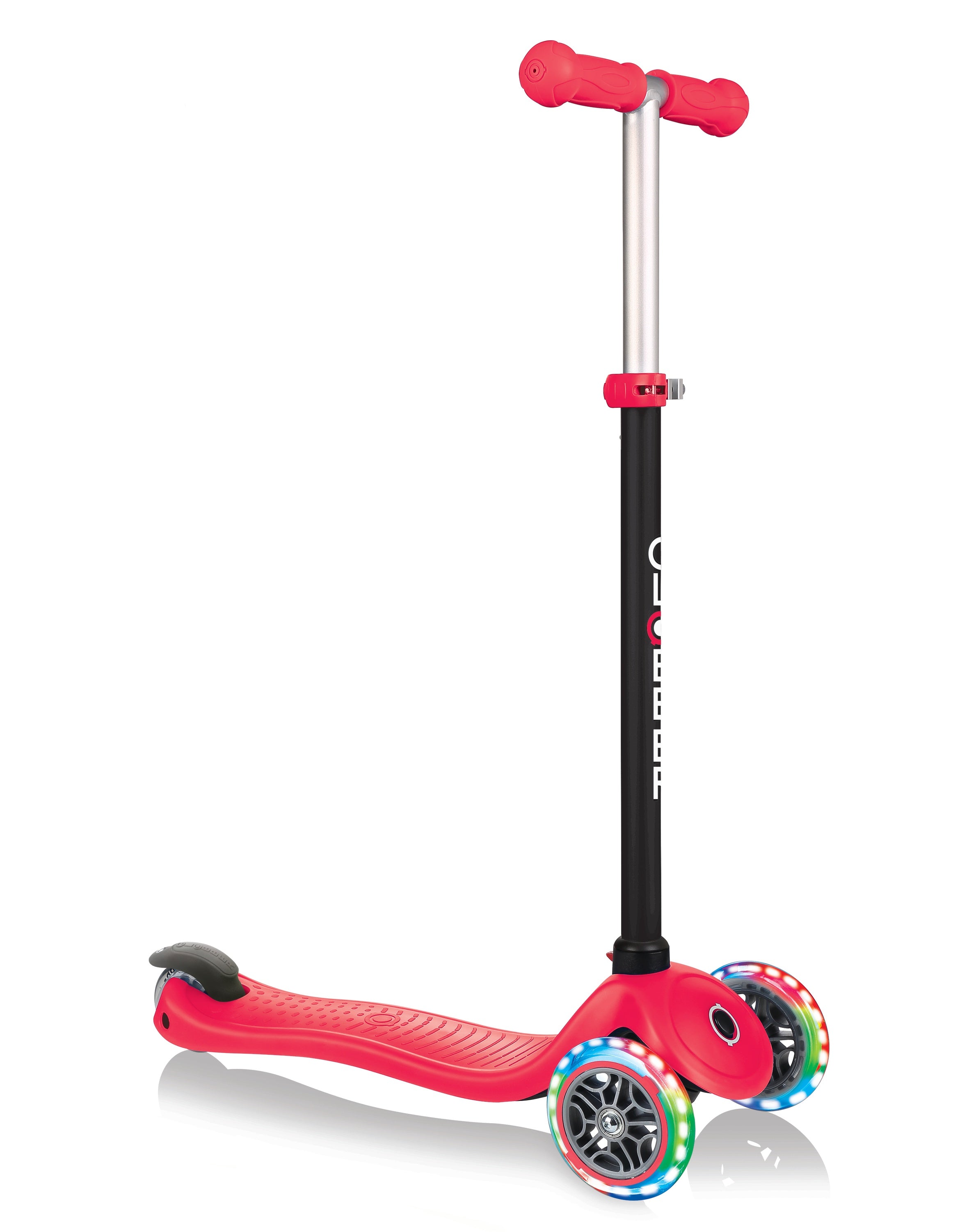 Globber Go Up Sporty Lights أحمر