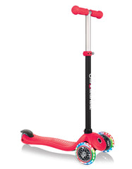 Globber Go Up Sporty Lights أحمر