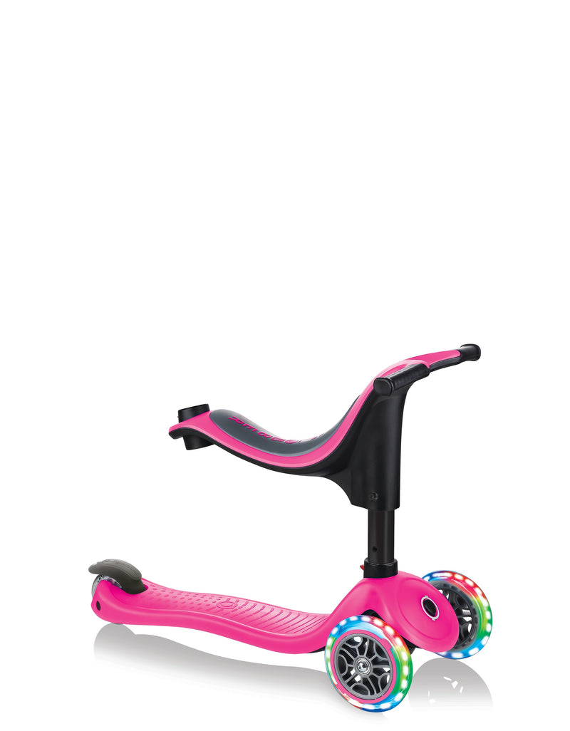 Globber Go Up Sporty Lights Pink