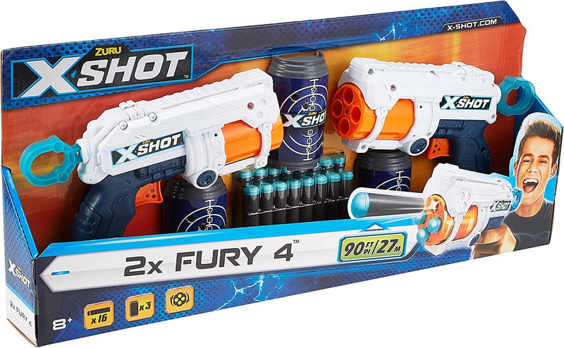 X-Shot Excel Fury 4 - 2Pieces Per Pack