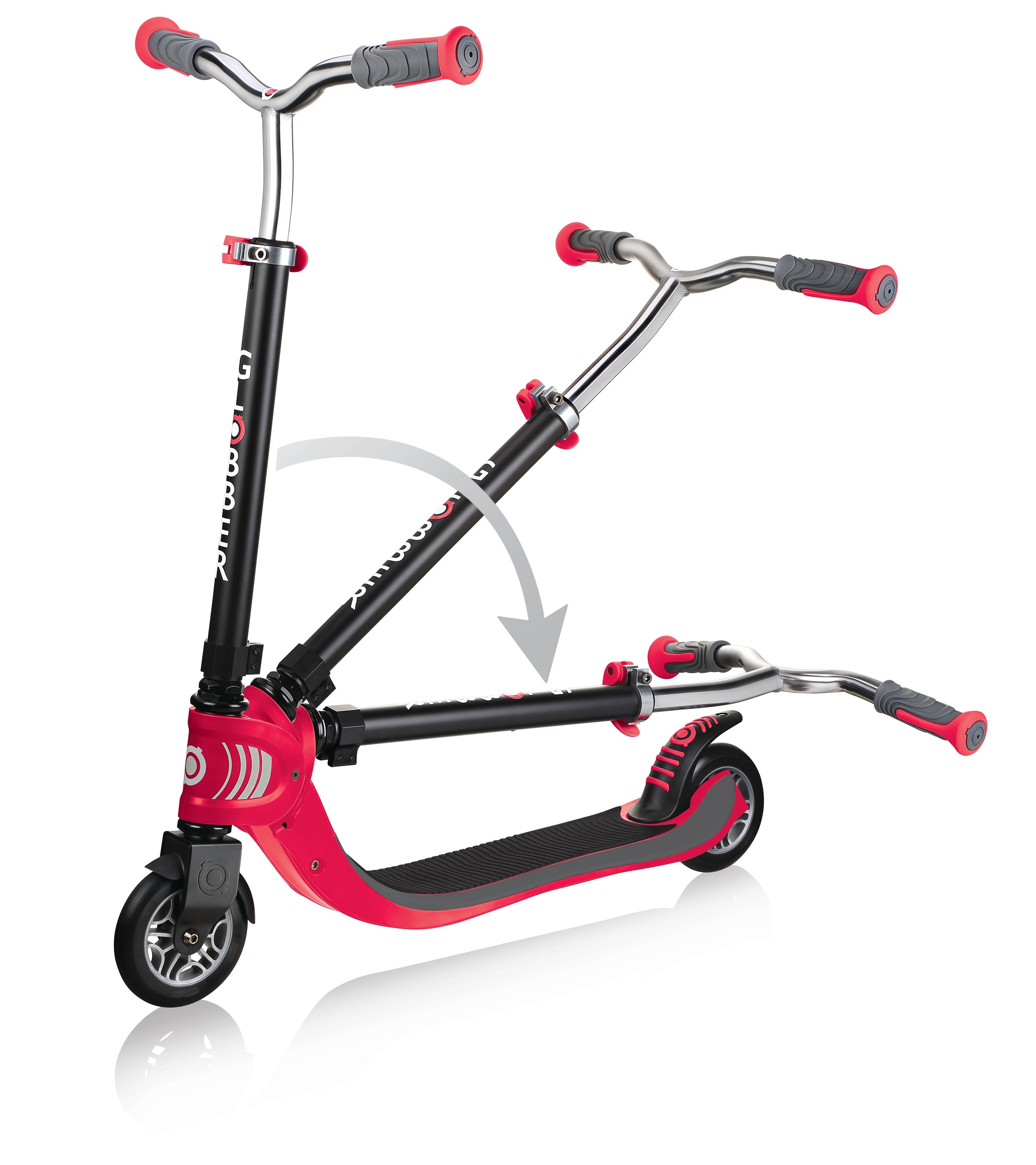 Globber Flow Foldable 125 Black Red