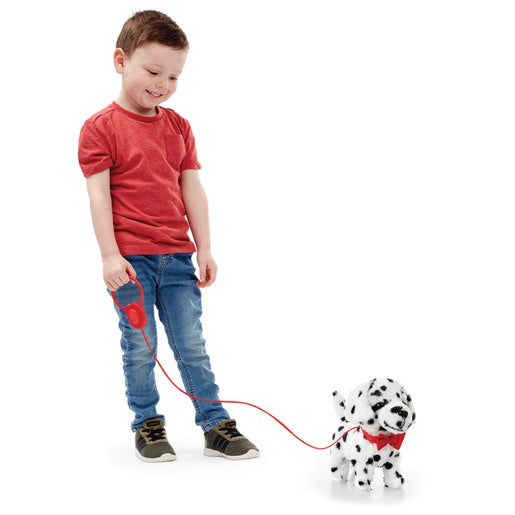 Pitter Patter Pets Walk Along Soft Toy - Dalmatian