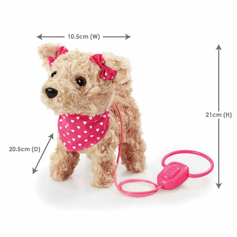 Pitter Patter Pets Walk Along Soft Toy Terrier