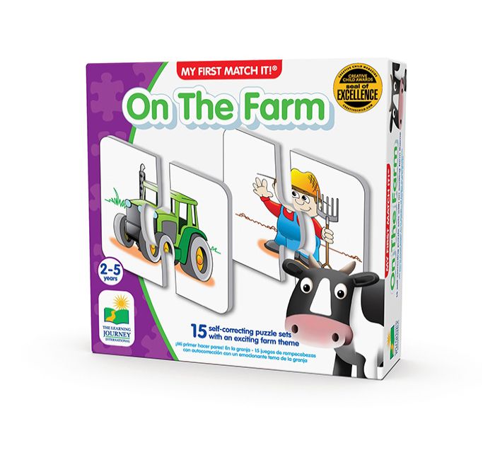 My First Match It On The Farm