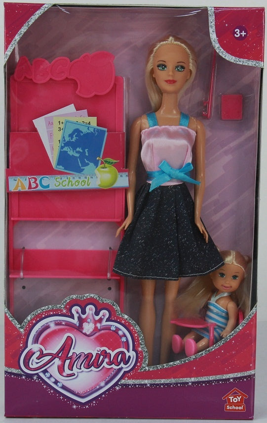 Toy School Amira Fashion doll set with accessories