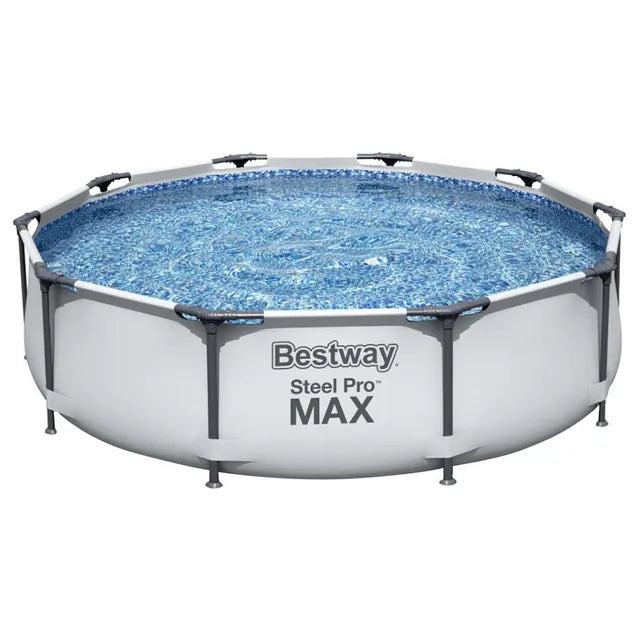 Bestway Steel Pro Frame Swimming Pool with Pump 10 feet x 30 Inch, Assorted