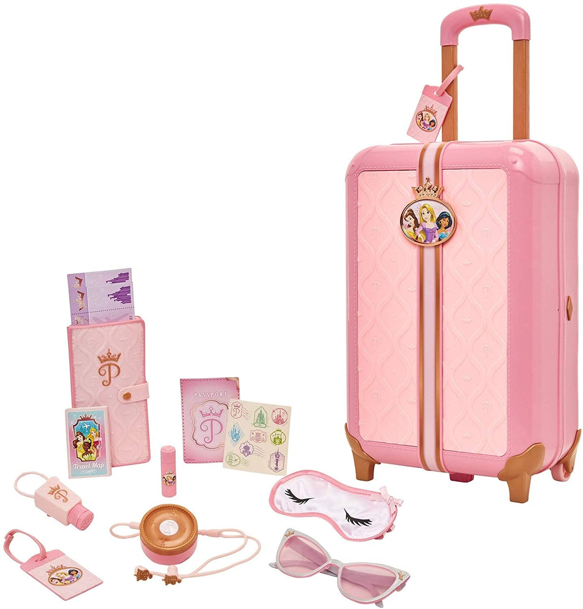 Disney Princess Style Suitcase Travel Set 13x23x37cm – ELC Toys Qatar