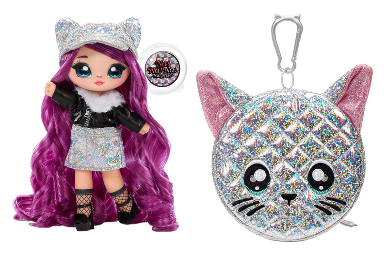 Na. Na. Na. Surprise2-in-1 Pom Doll Metallic