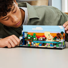 Lego Minecraft Mini Biomes Gaming Art Building Set for Kids
